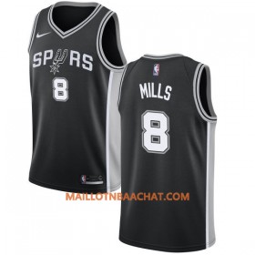 Maillot NBA San Antonio Spurs Patty Mills 8 Nike 2017-18 Noir Swingman - Homme